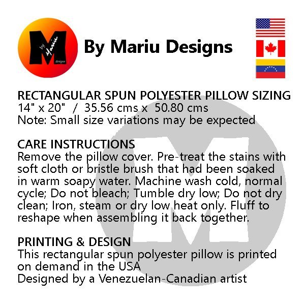 rectangular polyester pillow specs