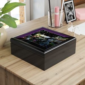 Square Jewelry Box GREEN LADY