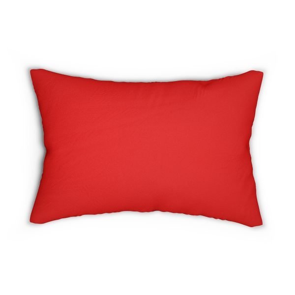 Rectangular Merry Christmas Pillow RED GRADIENT white - Image 2