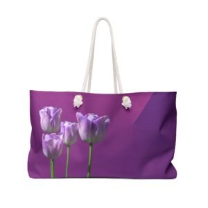 Floral Weekender Bag PURPLE TULIP