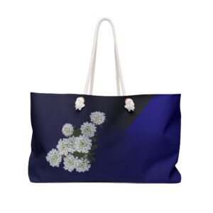 Floral Weekender Bag CANDYTUFT blue